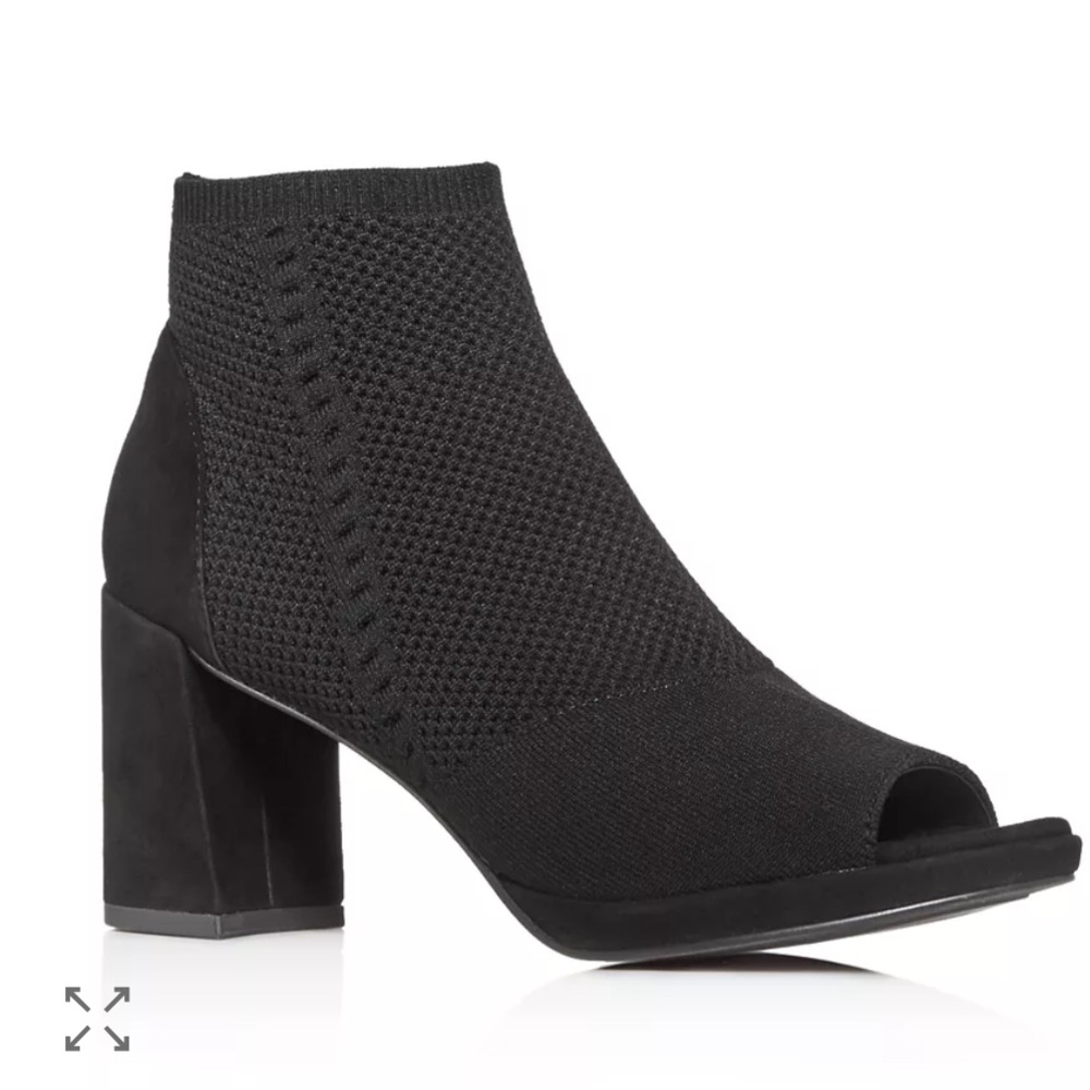 Eileen Fisher Women's Size 8 Margate Stretch Open-Toe Booties